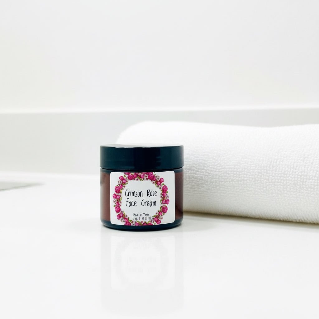 Crimson Rose Face Cream - KAM Family Botanics