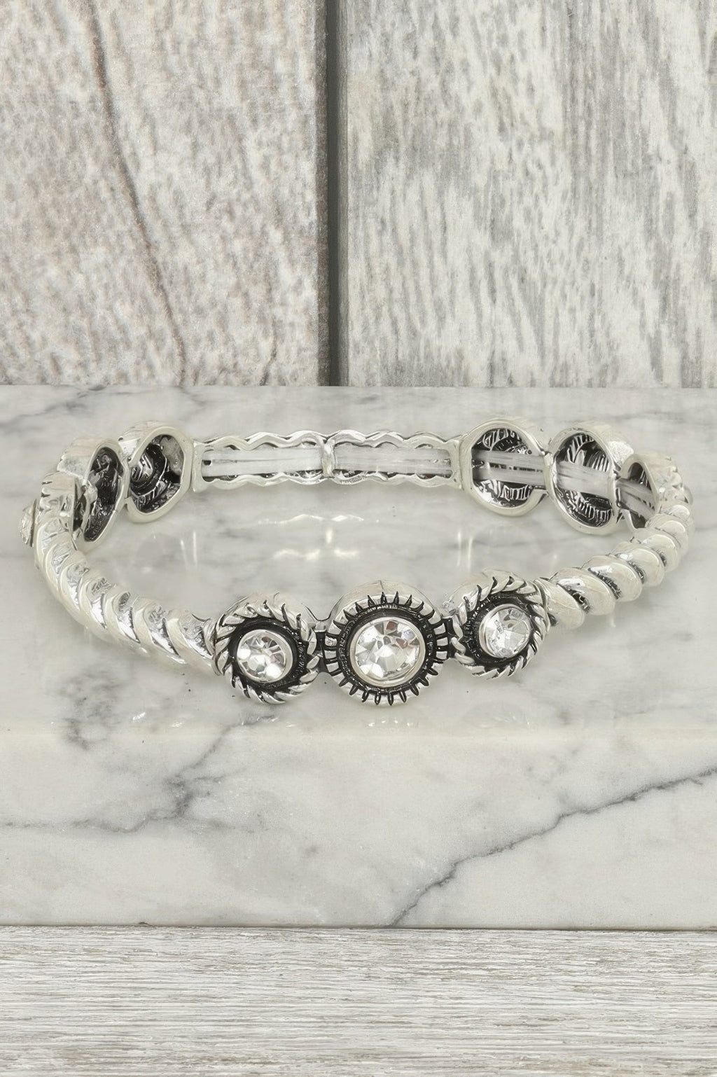 Crystal Ridge Stretch Bracelet - KAM Family Botanics