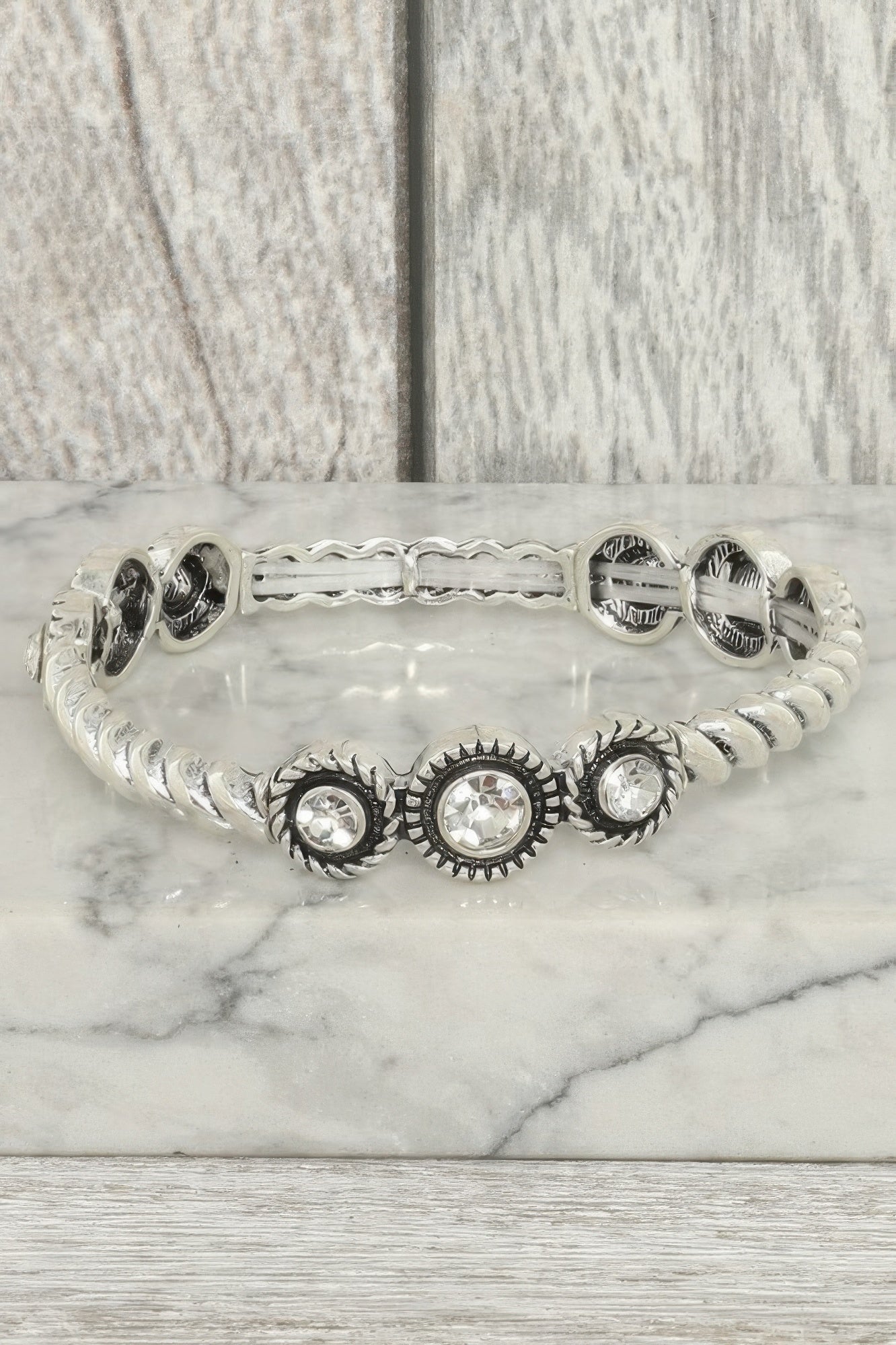 Crystal Ridge Stretch Bracelet - KAM Family Botanics
