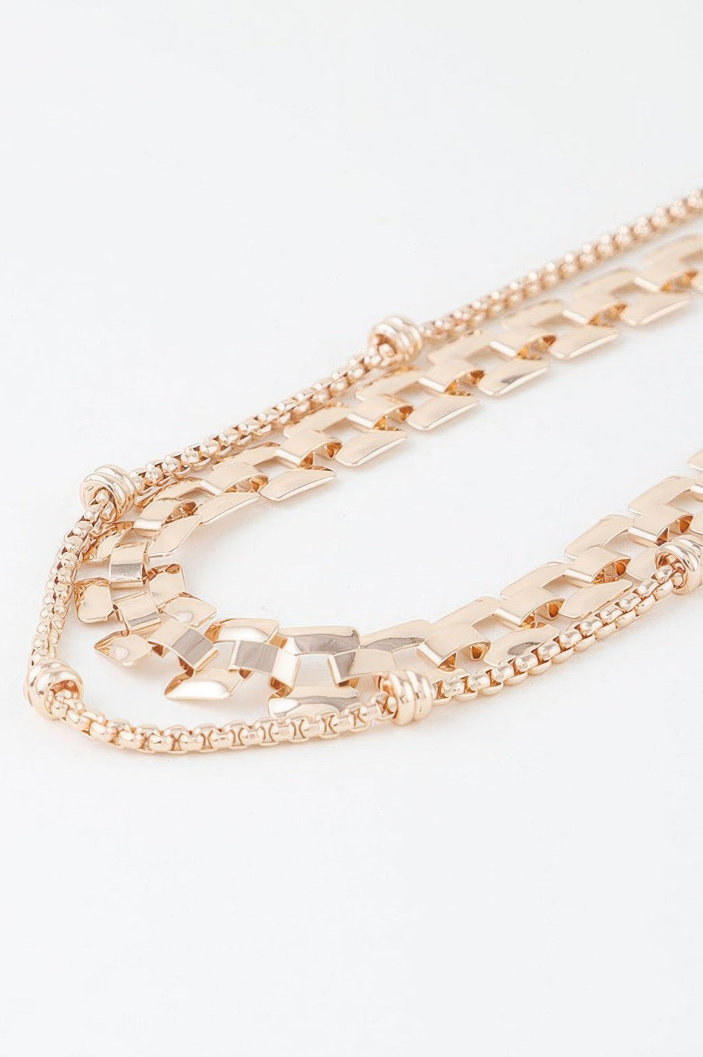 Double Box Chain Necklace - KAM Family Botanics