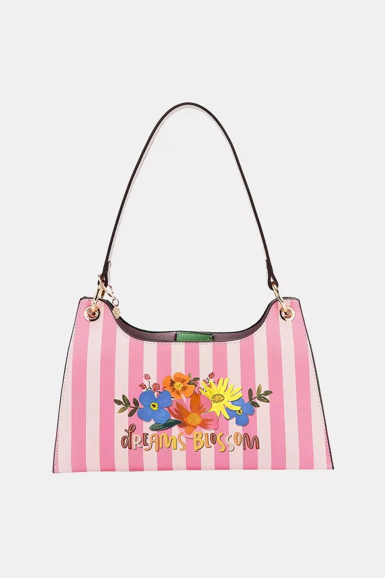 Dreams That Blossom Shoulder Bag - KAM Family Botanics By Kesha
