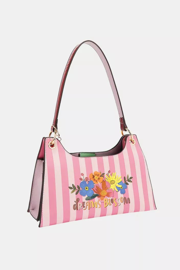 Dreams That Blossom Shoulder Bag - KAM Family Botanics By Kesha