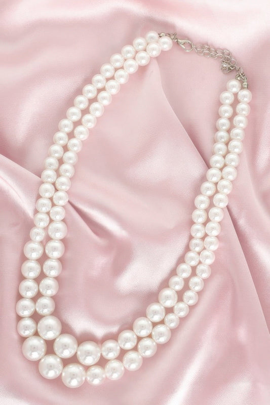 Elevation Multi Strand Pearl Necklace - KAM Family Botanics
