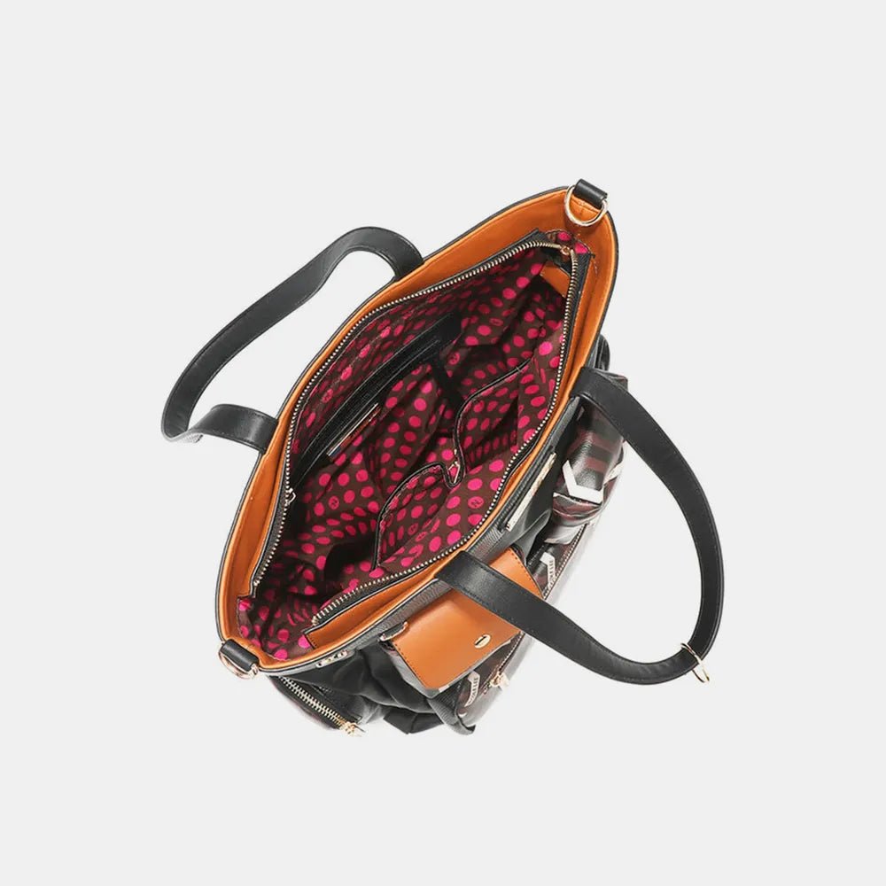 Fashion Geometric Tote Bag - KAM Family Botanics By Kesha