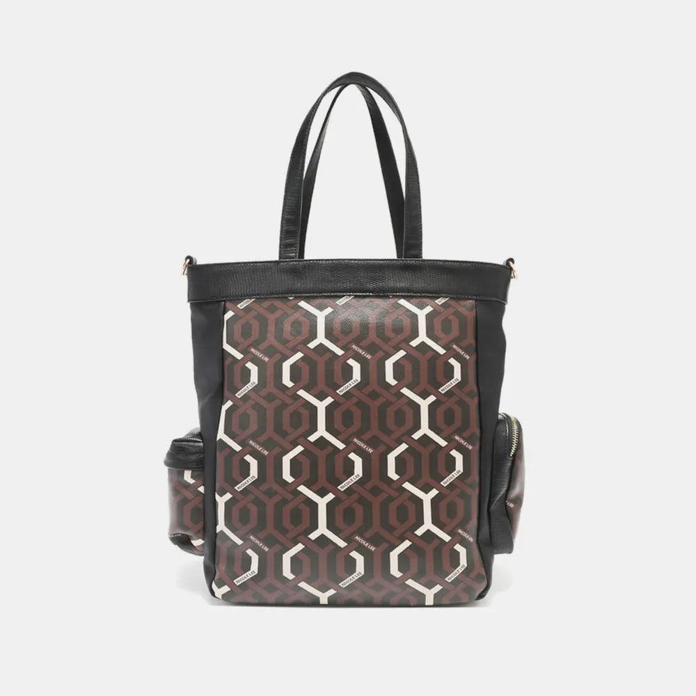 Fashion Geometric Tote Bag - KAM Family Botanics By Kesha
