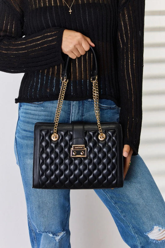 Fashionable Textures Handbag - KAM Family Botanics By Kesha