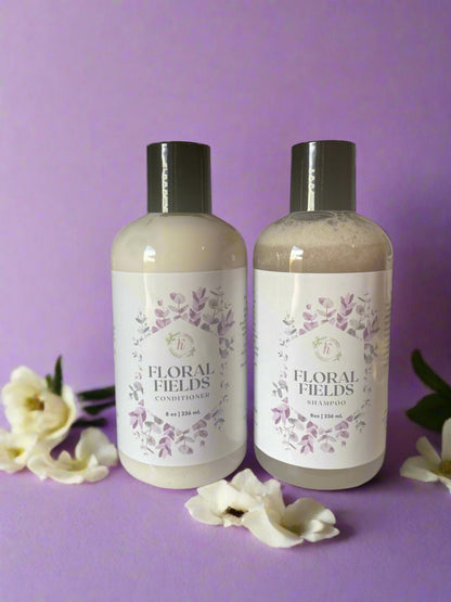 Floral Fields Natural Shampoo & Conditioner Duo - KAM Family Botanics By Kesha