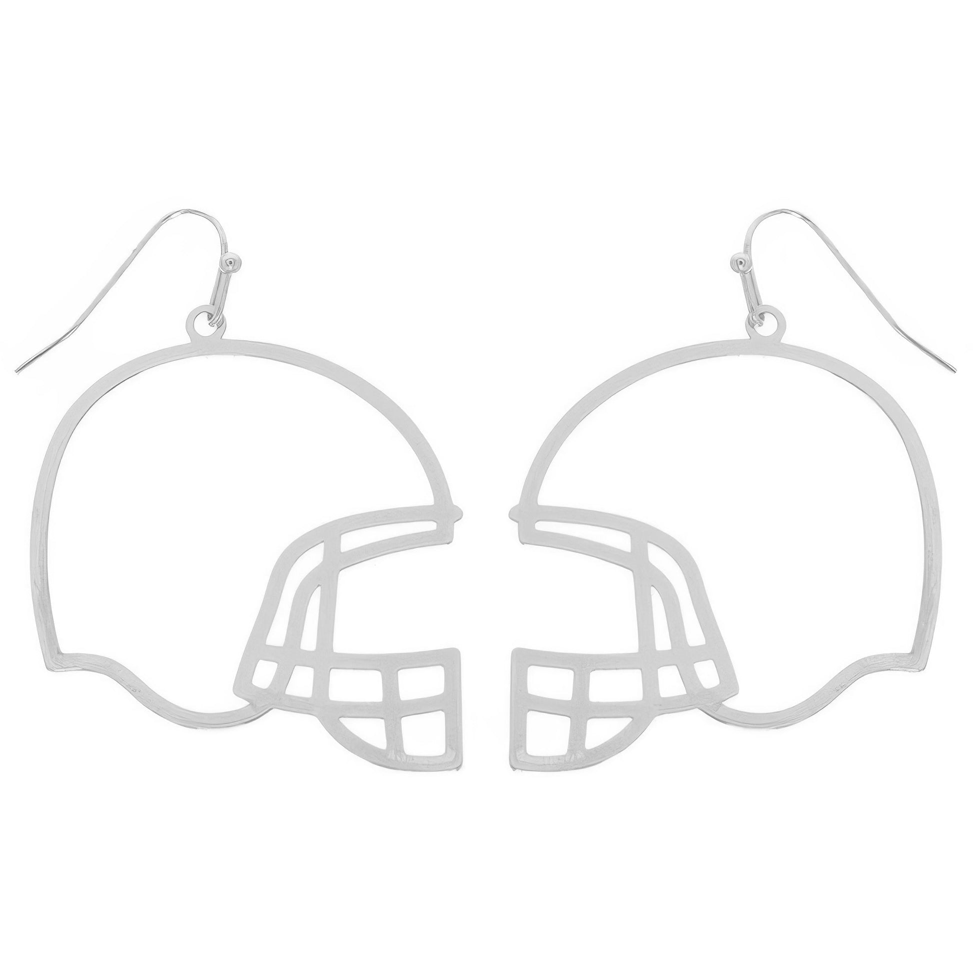 Football Helmet Cutout Dangle Earrings - KAM Family Botanics