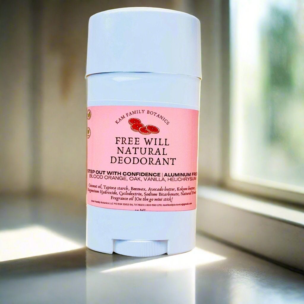 Free Will Aluminum Free Deodorant - KAM Family Botanics By Kesha