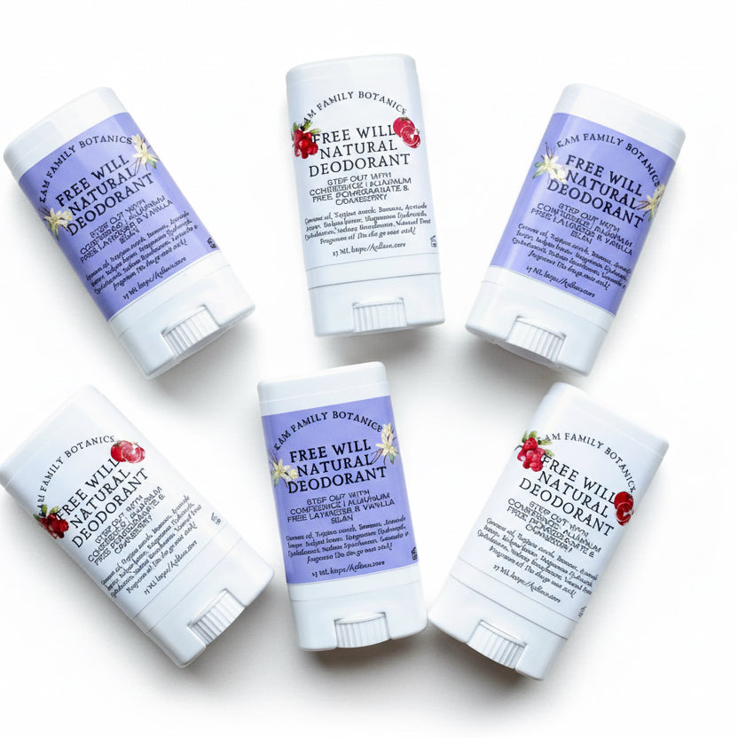 Free Will On The Go Deodorant Mini - Winter Edition - KAM Family Botanics By Kesha