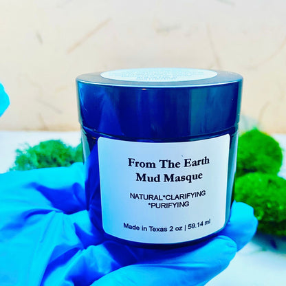 From The Earth Mud Masque: Rosemary & Sage - KAM Family Botanics By Kesha