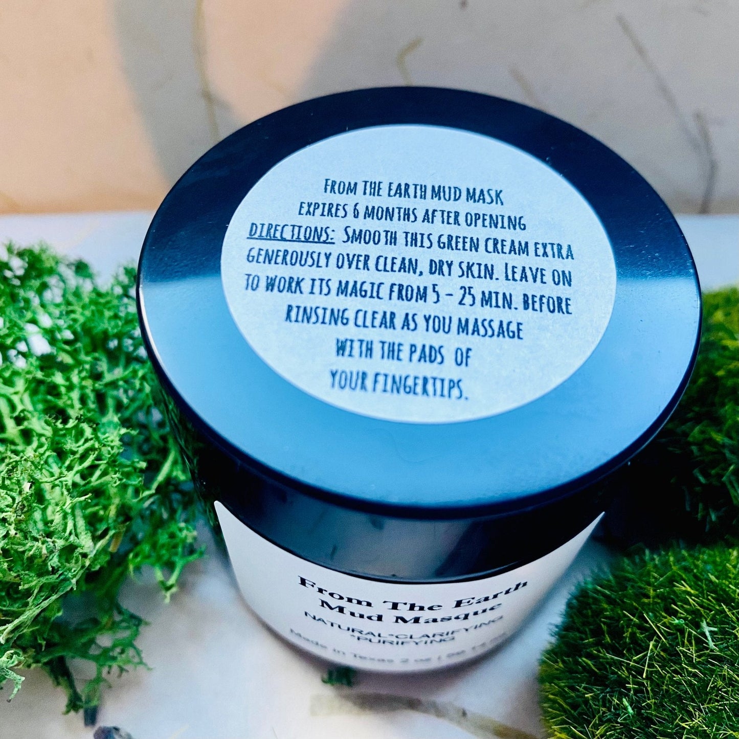 From The Earth Mud Masque: Rosemary & Sage - KAM Family Botanics By Kesha