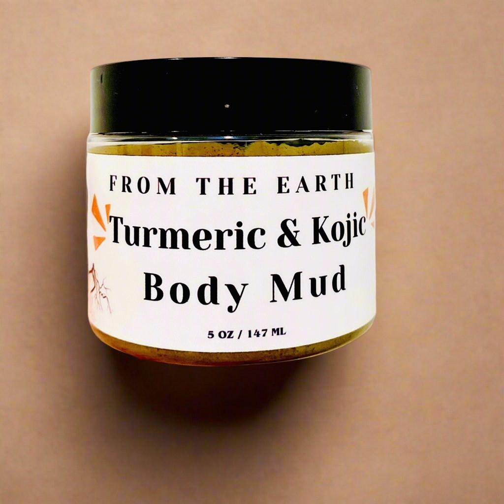 From The Earth: Turmeric & Kojic Body Mud - KAM Family Botanics By Kesha