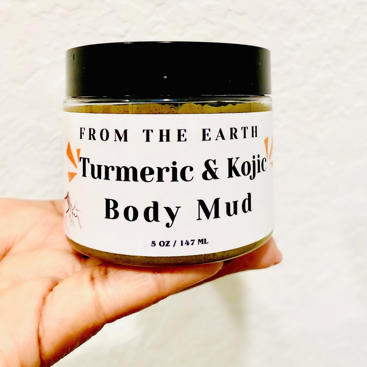 From The Earth: Turmeric & Kojic Body Mud - KAM Family Botanics By Kesha