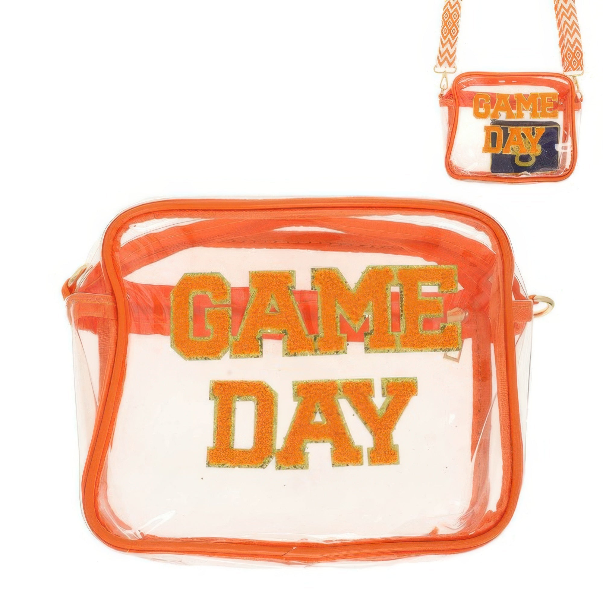 Game Day Clear Transparent Crossbody Bag - KAM Family Botanics