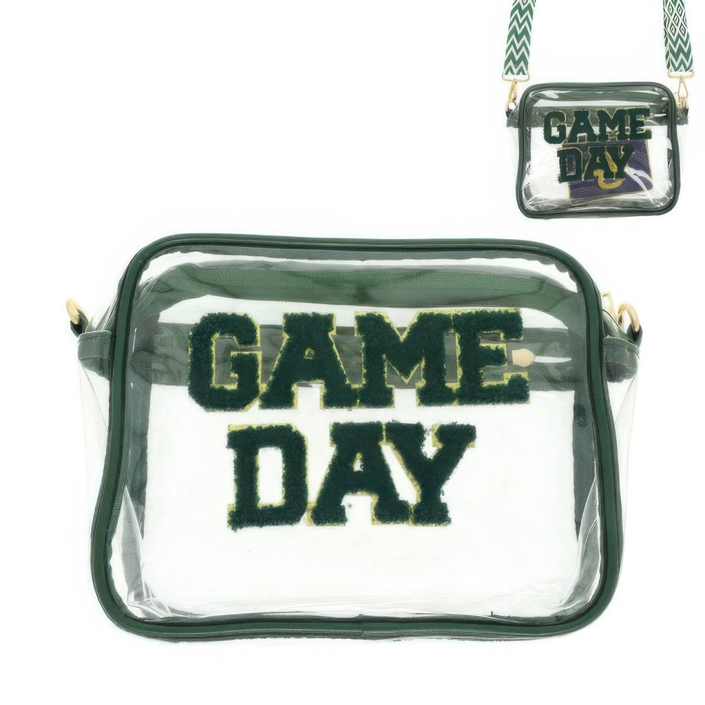 Game Day Clear Transparent Crossbody Bag - KAM Family Botanics