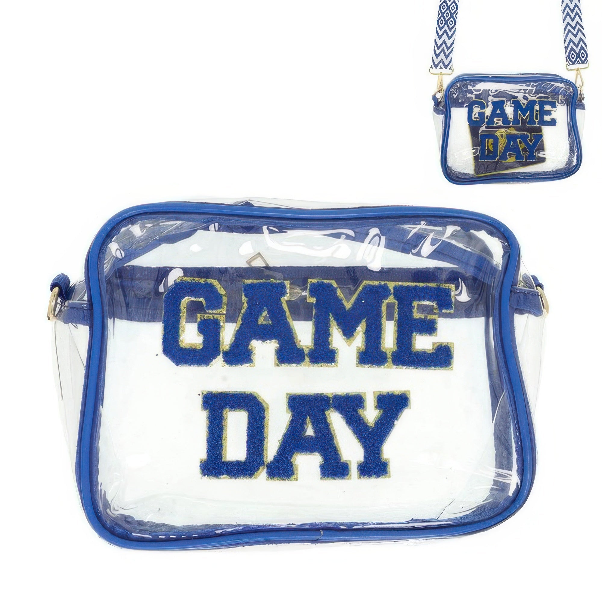 Game Day Clear Transparent Crossbody Bag - KAM Family Botanics