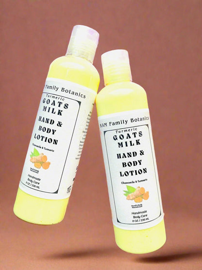 Goats Milk & Turmeric Hand & Body Lotion - KAM Family Botanics By Kesha