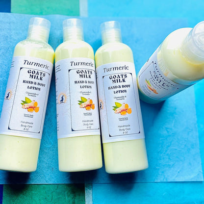 Goats Milk & Turmeric Hand & Body Lotion - KAM Family Botanics By Kesha