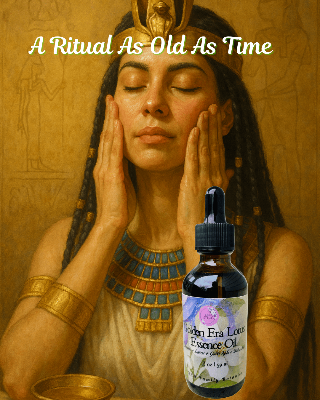 Golden Era Lotus Essence Oil - KAM Family Botanics