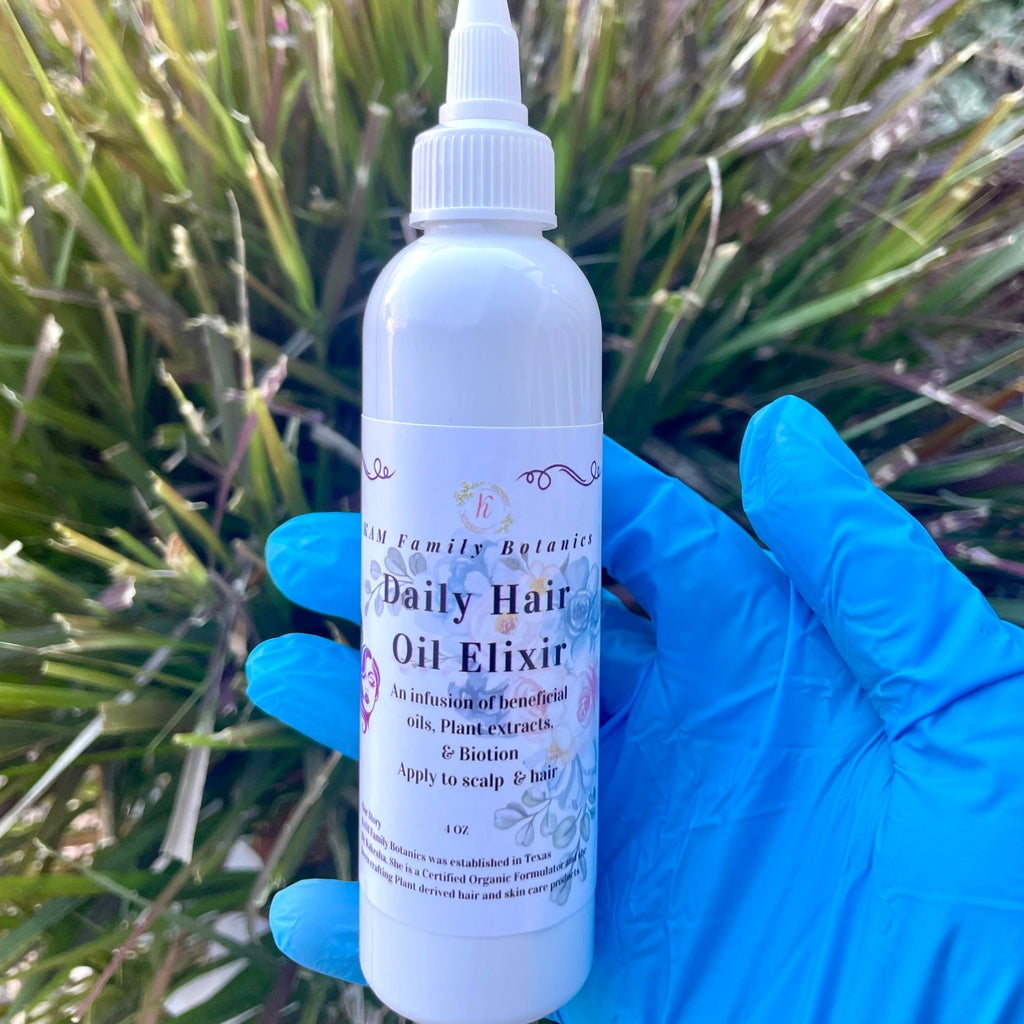 Herbal Hair Growth Elixir Oil - KAM Family Botanics