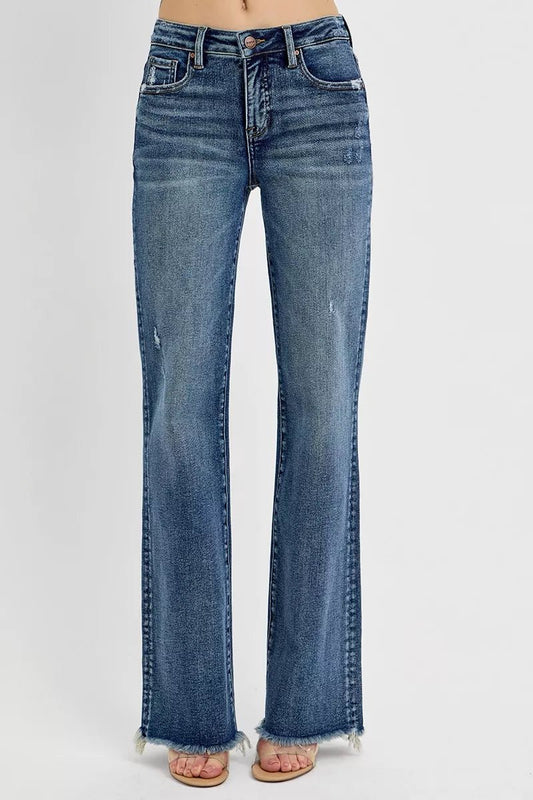 High Rise Tummy Control Jeans (Tall Girl Friendly) - KAM Family Botanics