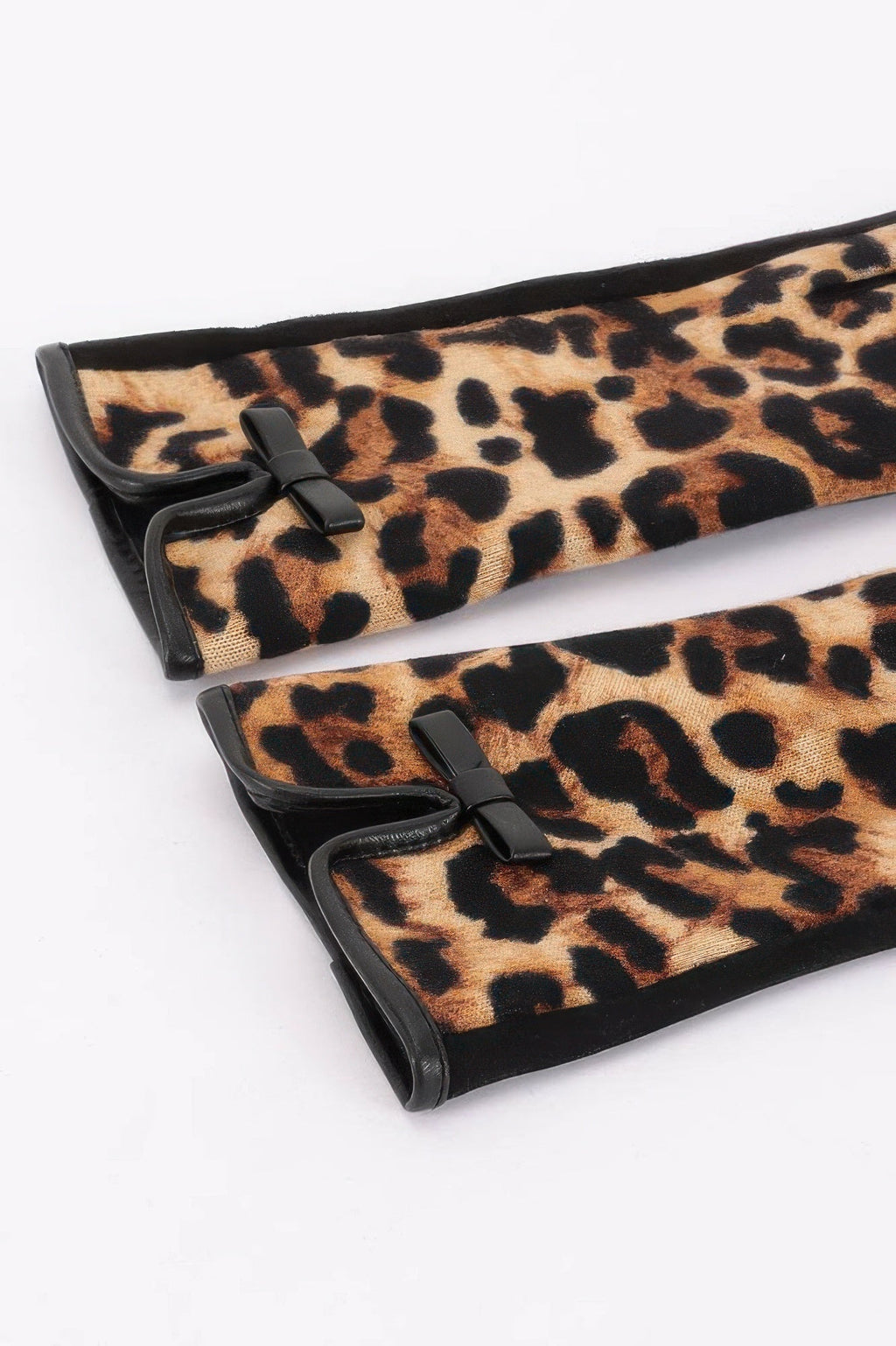 Leopard Print Knitted Gloves - KAM Family Botanics
