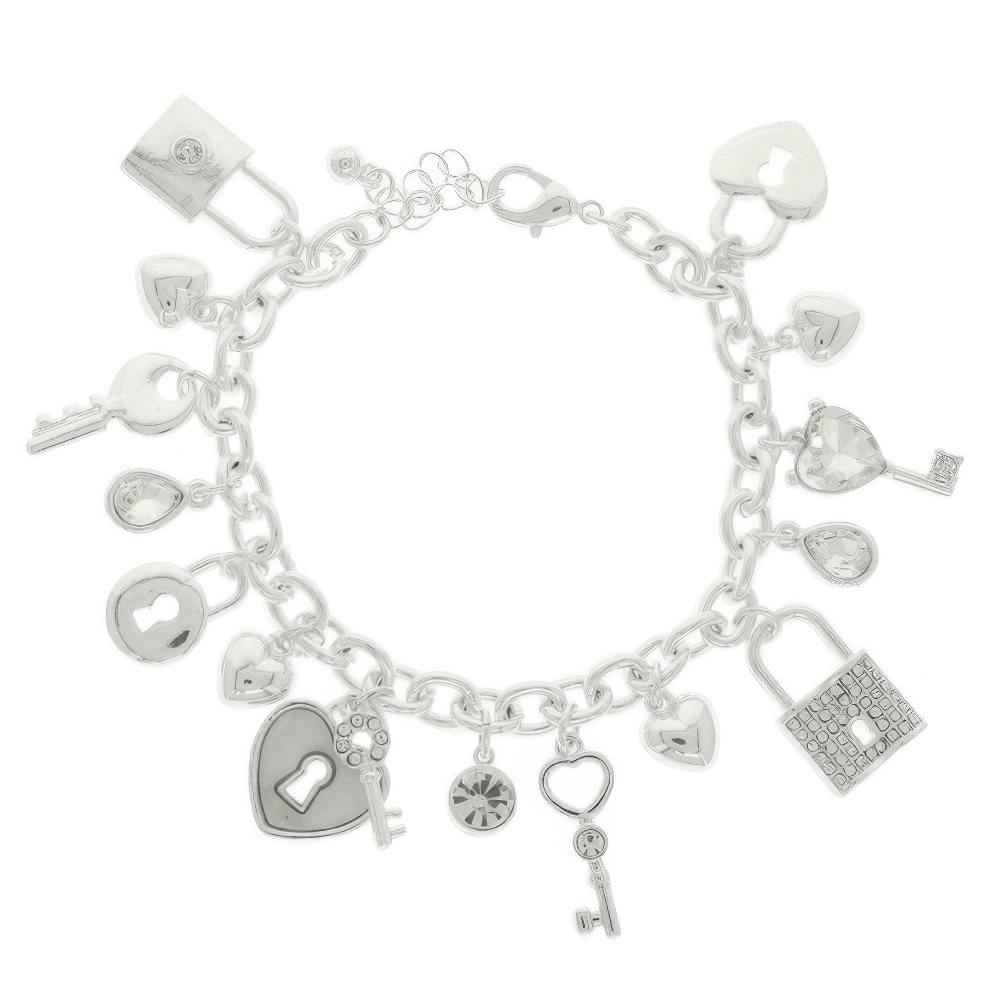 Lock And Key Charm Bracelet - KAM Family Botanics