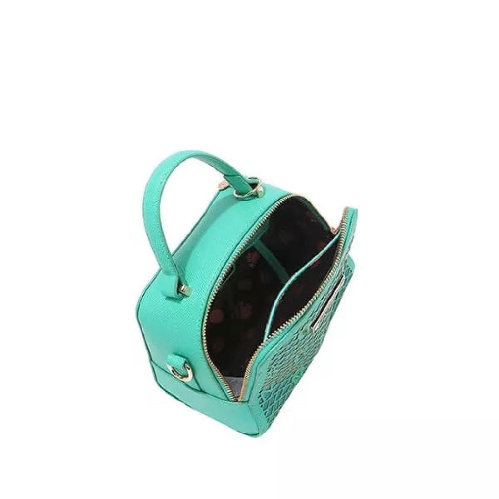 Lucy Vegan Geometric Pattern Structured Handbag - KAM Family Botanics