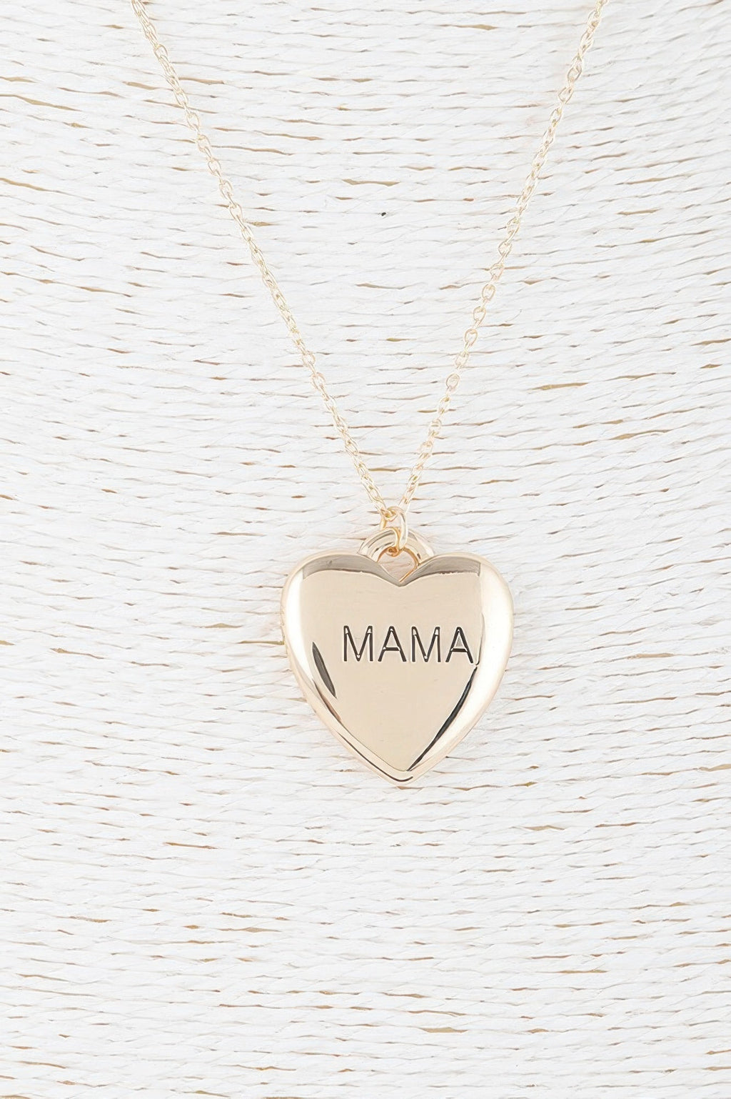 Mama Heart Pendant Necklace - KAM Family Botanics