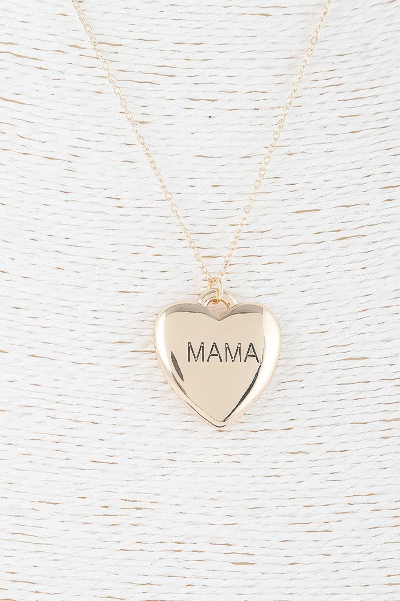 Mama Heart Pendant Necklace - KAM Family Botanics