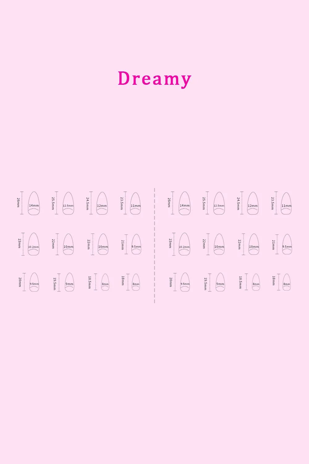 Marbleized Soft Girl Press On Nails 2 Packs - KAM Family Botanics By Kesha