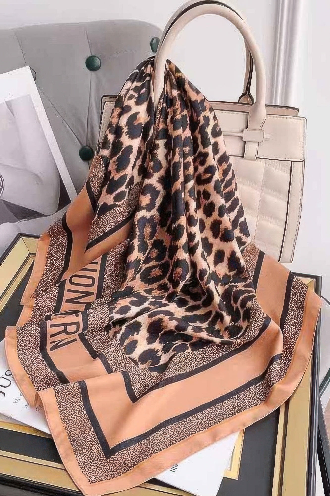 Multi Print Hair & Neck Tie Scarf - KAM Family Botanics