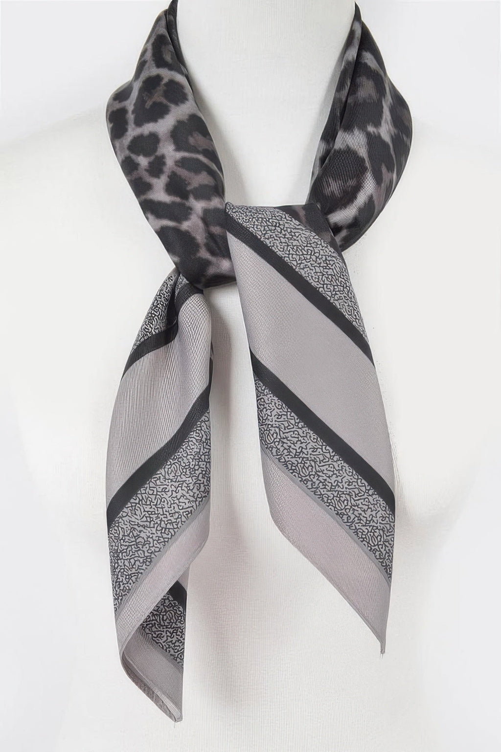 Multi Print Hair & Neck Tie Scarf - KAM Family Botanics