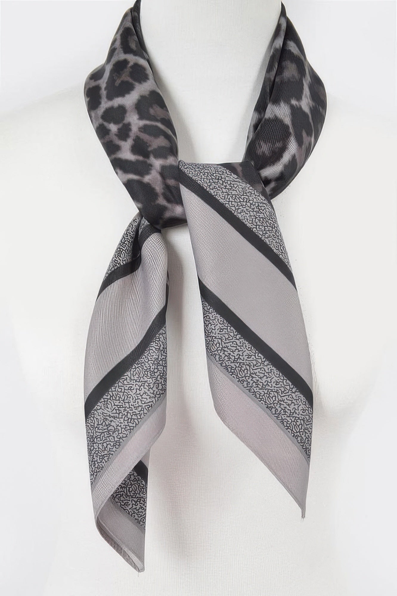 Multi Print Hair & Neck Tie Scarf - KAM Family Botanics