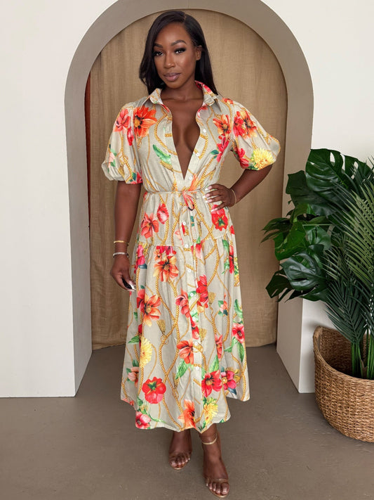 Nassau Tropic Dress - KAM Family Botanics