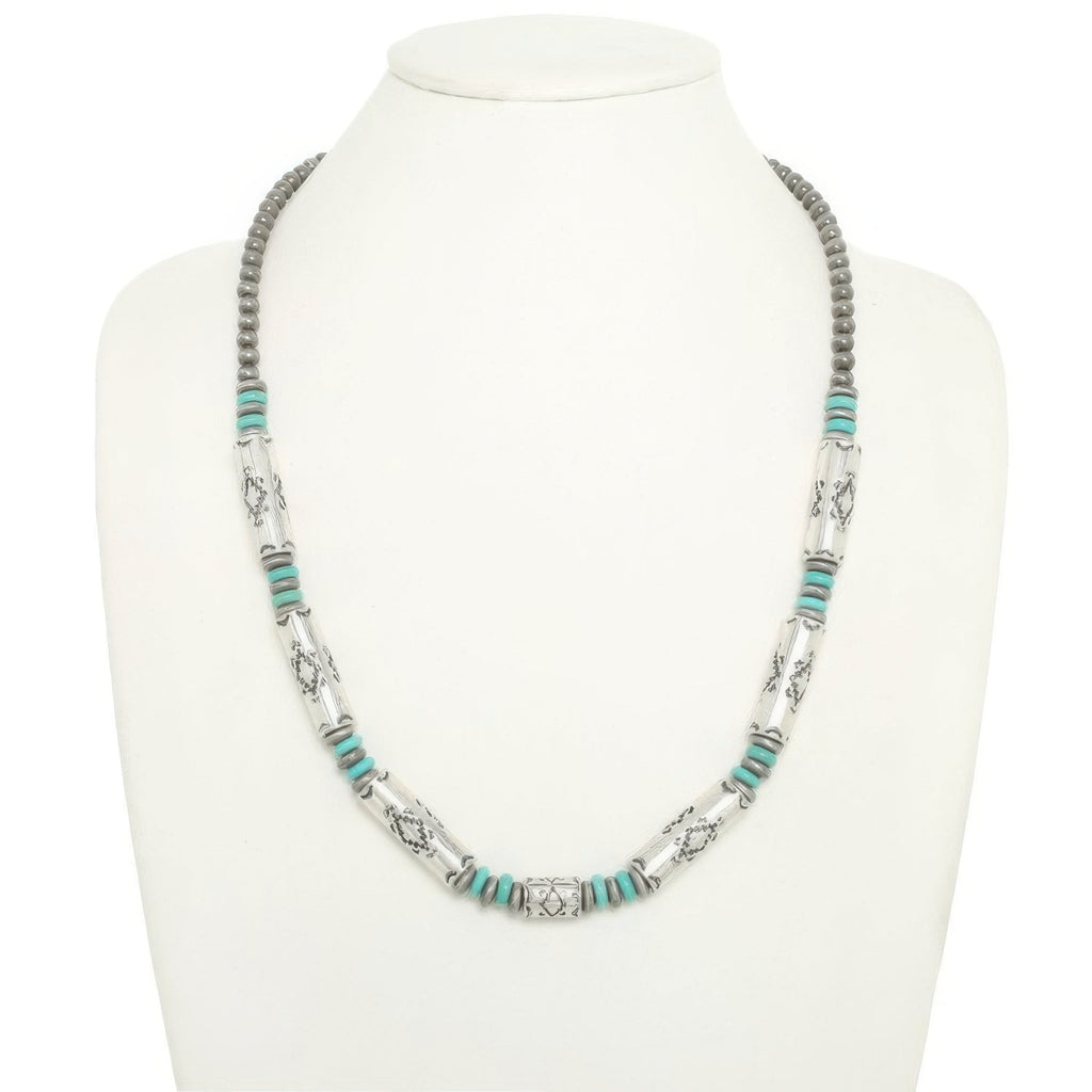 Navajo Barrel Bead Necklace - KAM Family Botanics