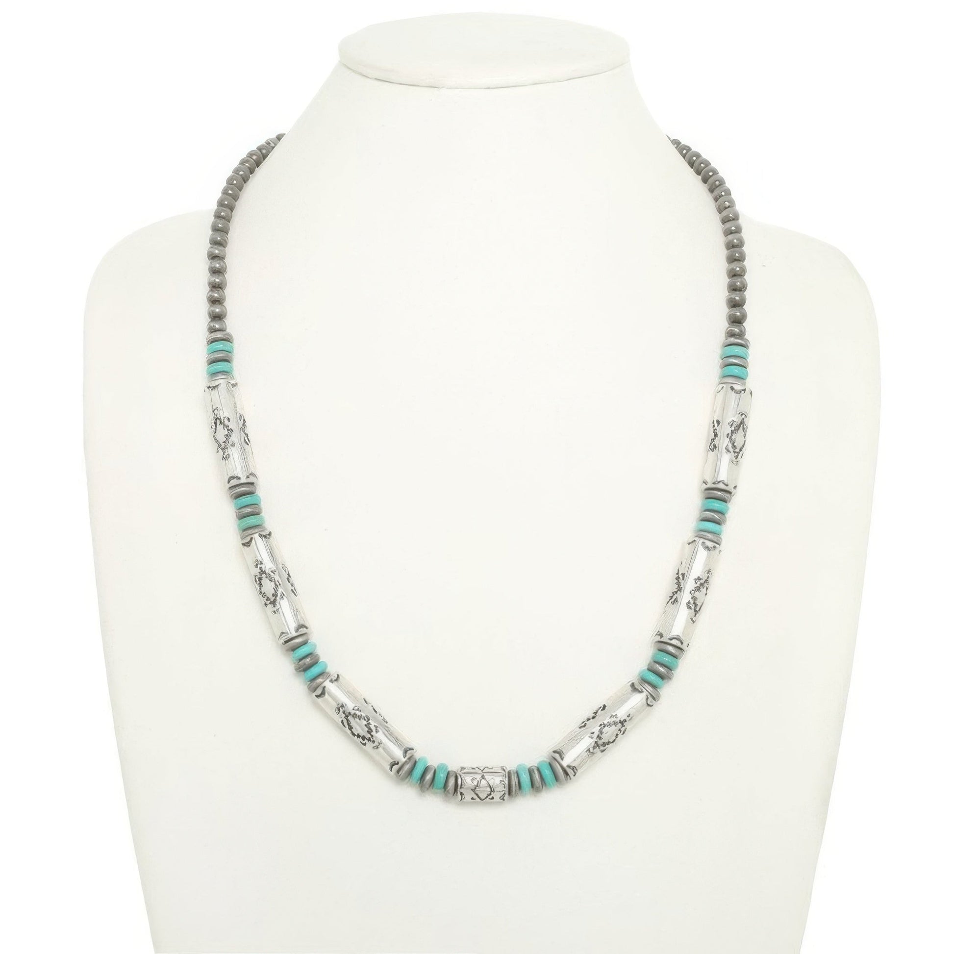 Navajo Barrel Bead Necklace - KAM Family Botanics