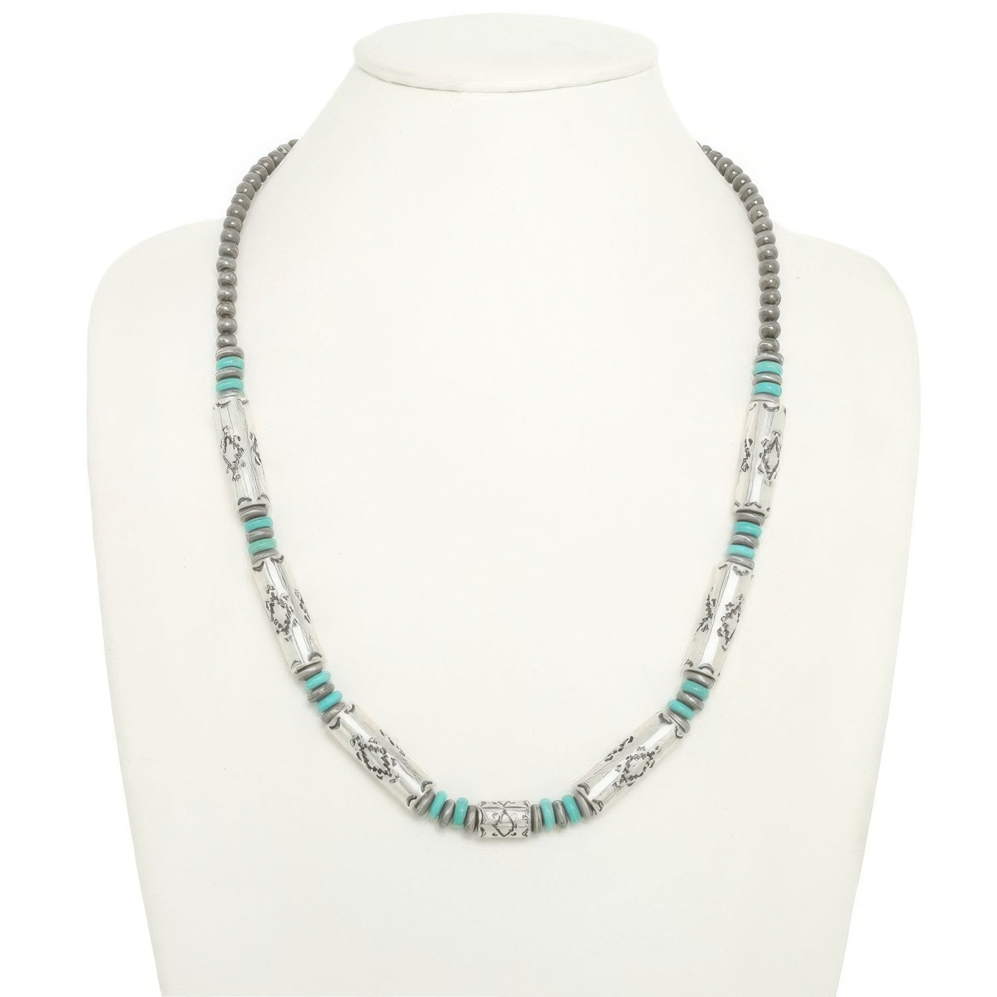 Navajo Barrel Bead Necklace - KAM Family Botanics