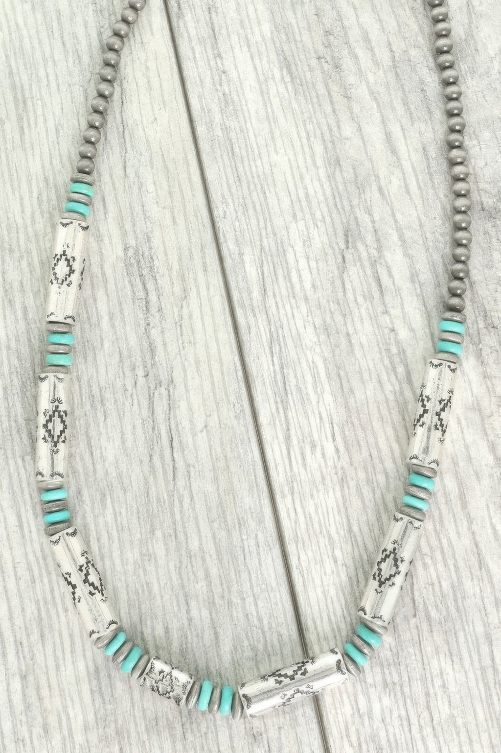 Navajo Barrel Bead Necklace - KAM Family Botanics
