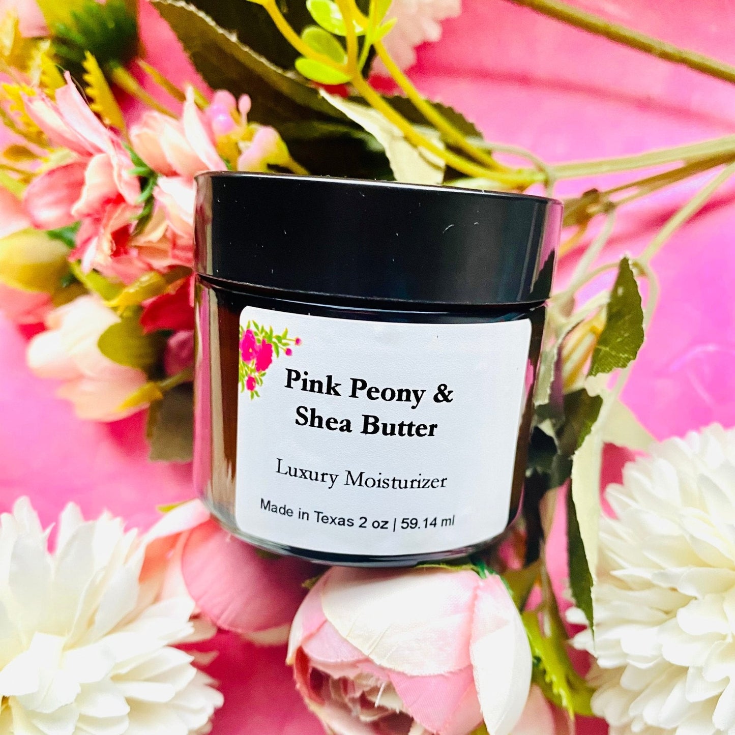 Pink Peony & Shea Butter Luxury Moisturizer - KAM Family Botanics By Kesha