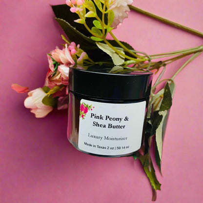 Pink Peony & Shea Butter Luxury Moisturizer - KAM Family Botanics By Kesha