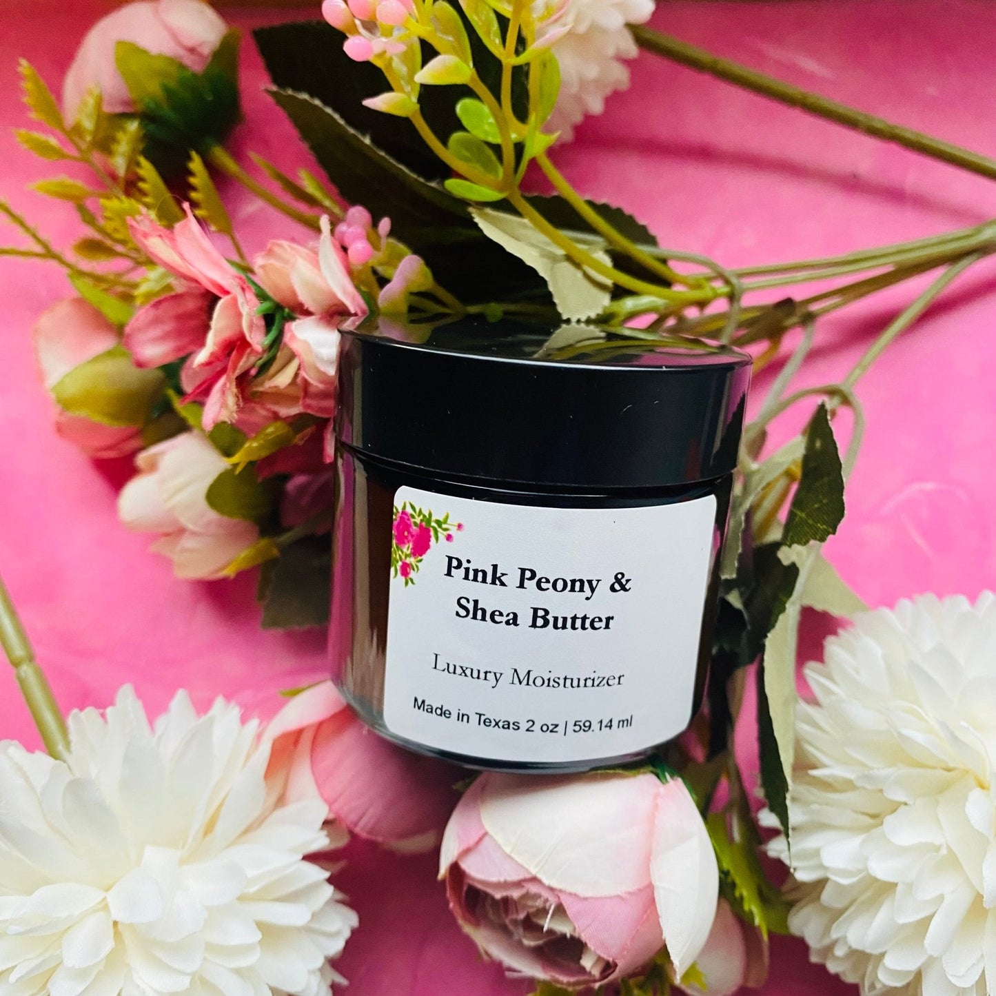 Pink Peony & Shea Butter Luxury Moisturizer - KAM Family Botanics By Kesha