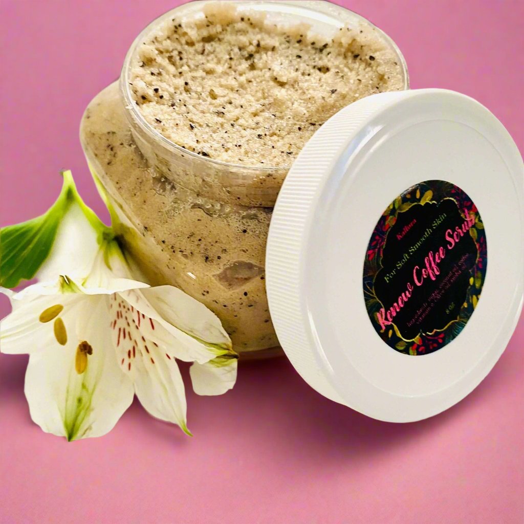 Renew Coffee Body Scrub - KAM Family Botanics By Kesha