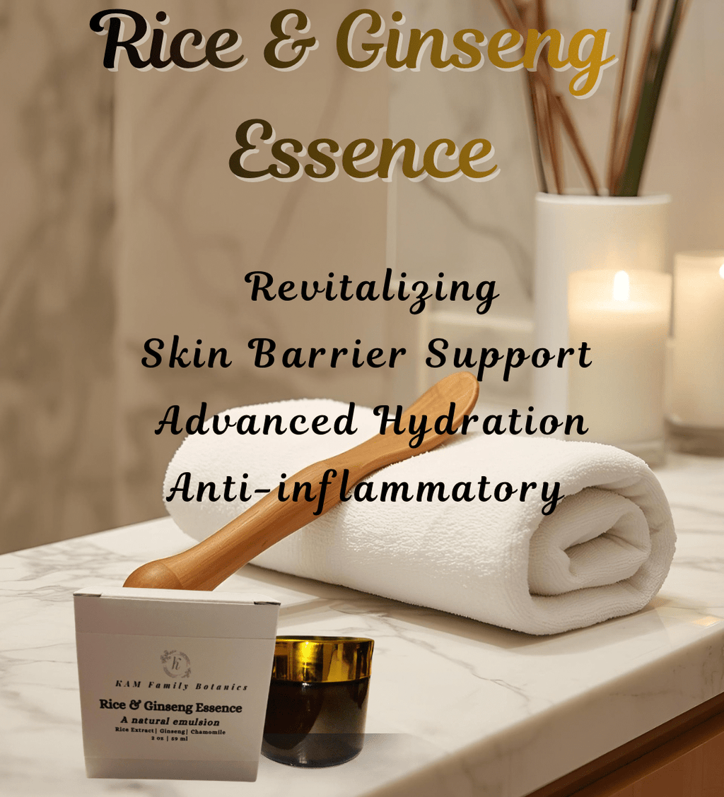 Rice & Ginseng Essence (a natural emulsion) - KAM Family Botanics