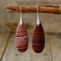 Saturn Natural Stone Waterdrop Shape Earrings - KAM Family Botanics By Kesha