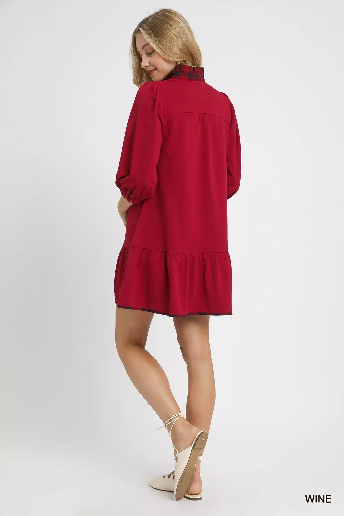 Scarlet Haven French Terry Dress - KAM Family Botanics