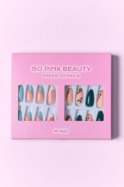 So Pink Beauty Press On Nails 2 Packs - KAM Family Botanics By Kesha