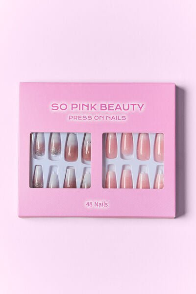 So Pink Beauty Press On Nails 2 Packs - KAM Family Botanics By Kesha