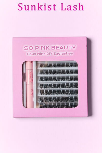 So Pink Faux Mink Eyelashes Cluster Multipack - KAM Family Botanics By Kesha